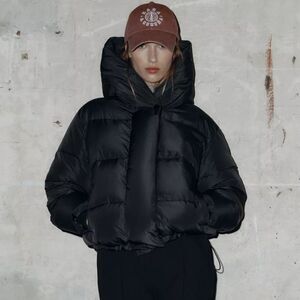 ZARA WATER REPELLENT WINDPROOF SHORT HOODIE ANORAK